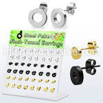 dacb202 cheaters  illusion plugs and tapers anodized surgical steel 316l ear lobe