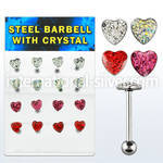dacb35 straight barbells surgical steel 316l tongue