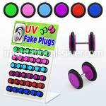 dacb40 cheaters  illusion plugs and tapers acrylic body jewelry belly button