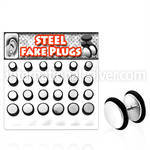 dacb47 cheaters  illusion plugs and tapers surgical steel 316l belly button