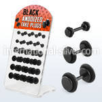 dacb69 cheaters  illusion plugs and tapers anodized surgical steel 316l belly button