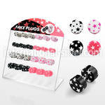 dacb76c cheaters  illusion plugs and tapers acrylic body jewelry belly button