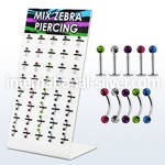 dbjmx7 labrets lip rings surgical steel 316l with acrylic parts eyebrow