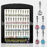 dbnj3 belly rings surgical steel 316l belly button
