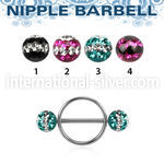 dfrnpe6 straight barbells surgical steel 316l nipple