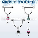 dfrsnp6 straight barbells surgical steel 316l nipple