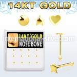 dgnb10 nose bone gold nose