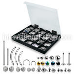 dmbj13 loose body jewelry parts surgical steel 316l belly button