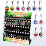 dmcd11 belly rings surgical steel 316l belly button