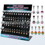 dmcd12 belly rings anodized surgical steel 316l belly button