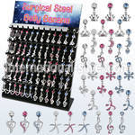 dmcd8 belly rings surgical steel 316l belly button