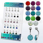 dmix14 belly rings surgical steel 316l belly button
