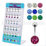 dmix3 belly rings surgical steel 316l belly button