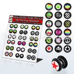 dmvgr1 cheaters  illusion plugs and tapers acrylic body jewelry belly button