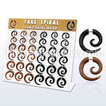 dmxp18 cheaters  illusion plugs and tapers organic body jewelry ear lobe