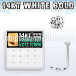 dwsc5 l shape nose studs gold nose