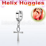 ehh769 stainless steel huggie piercing
