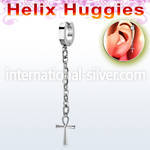 ehhl769 stainless steel huggie piercing