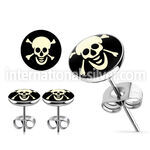 er272 stainless steel earring studs
