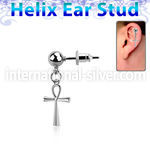 erbd769 stainless steel ear ring ear stud piercing