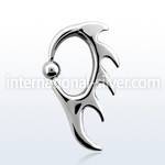 exsq tapers surgical steel 316l ear lobe