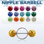 frnpe10 straight barbells surgical steel 316l nipple