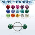 frnpe8 straight barbells surgical steel 316l nipple