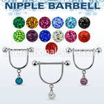 frsnp6 straight barbells surgical steel 316l nipple