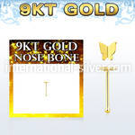 g9bbt2 nose bone gold 