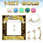 gbno micro curved barbells gold eyebrow