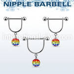 gfrsnp8 straight barbells surgical steel 316l nipple