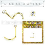 ggscdb15 18 karat gold nose screw 22g prong set diamond