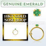 ghge10 nose hoop gold nose