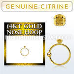 ghge6 nose hoop gold nose