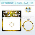 ghge8 nose hoop gold nose