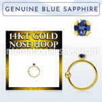 ghge9 nose hoop gold nose