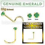 gscge10 l shape nose studs gold nose