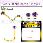 gscge1 l shape nose studs gold nose