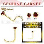 gscge2 l shape nose studs gold nose