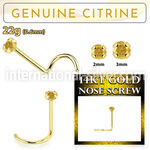 gscge6 l shape nose studs gold nose