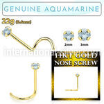 gscge8 l shape nose studs gold nose