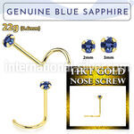 gscge9 l shape nose studs gold nose