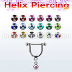 heud3 micro curved barbells surgical steel 316l helix