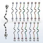 idatfr5a straight barbells anodized surgical steel 316l 