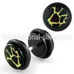 ilagr6 cheaters  illusion plugs and tapers acrylic body jewelry belly button