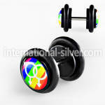 ilvgr10 cheaters  illusion plugs and tapers acrylic body jewelry belly button