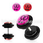 ilvgr12 cheaters  illusion plugs and tapers acrylic body jewelry belly button