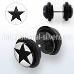 ilvgr14 cheaters  illusion plugs and tapers acrylic body jewelry belly button