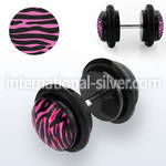 ilvgr1 cheaters  illusion plugs and tapers acrylic body jewelry belly button