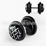 ilvgr20 cheaters  illusion plugs and tapers acrylic body jewelry belly button